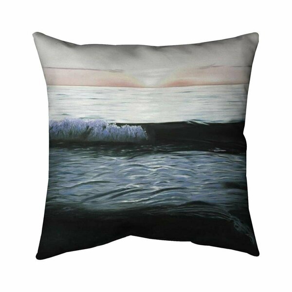 Fondo 26 x 26 in. Desaturated Sunset-Double Sided Print Indoor Pillow FO2774228